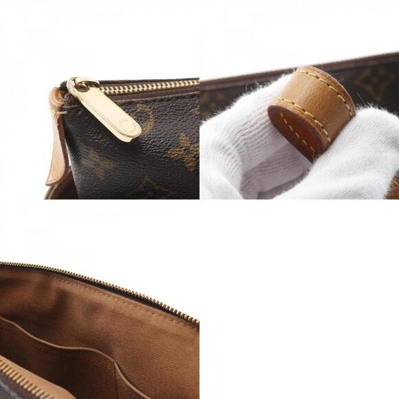 LOUIS VUITTON Brown Monogram Leather Tote Bag - Picture 11 of 11